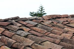 An old roof, symbolizing roof issues, one of the common Florida home inspection findings.