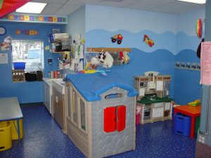 children's room full of toys